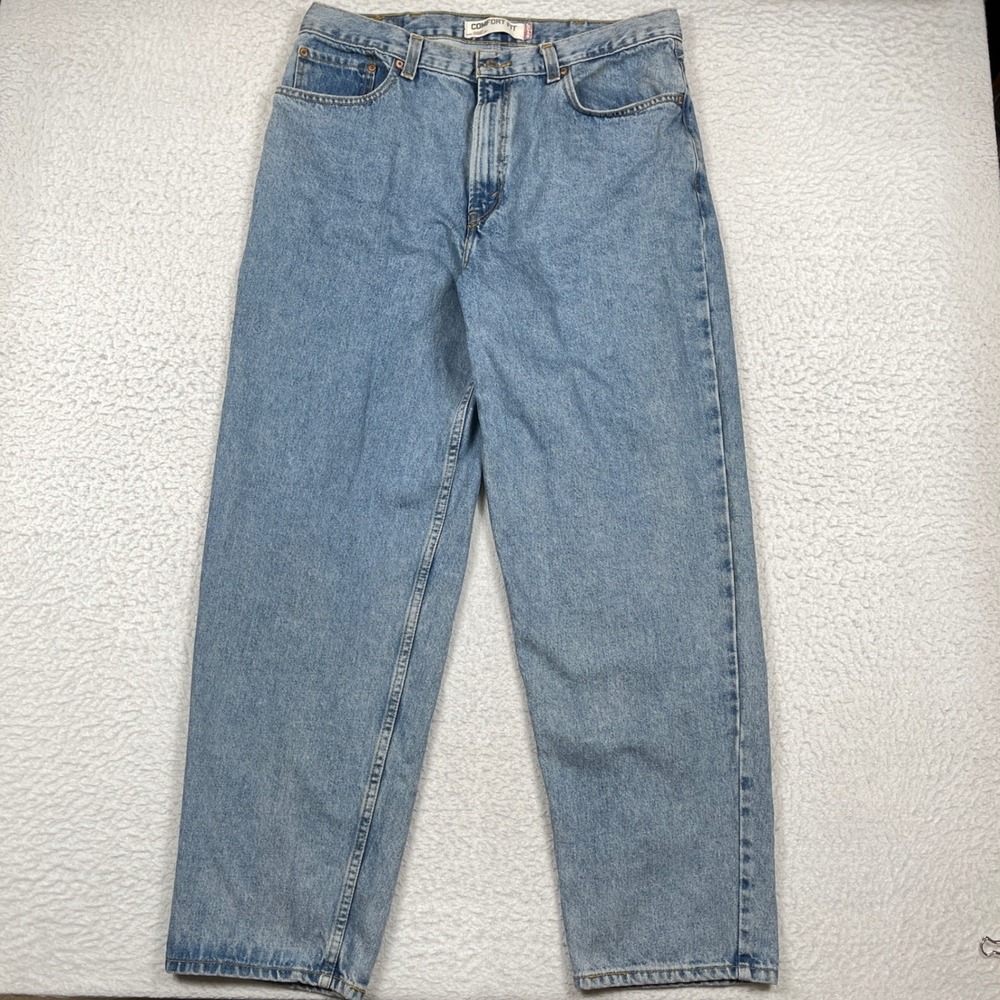 Levis 560 Jeans Mens 38x32 (Fit 36x31) Blue Comfort Loose Tapered Baggy Y2K